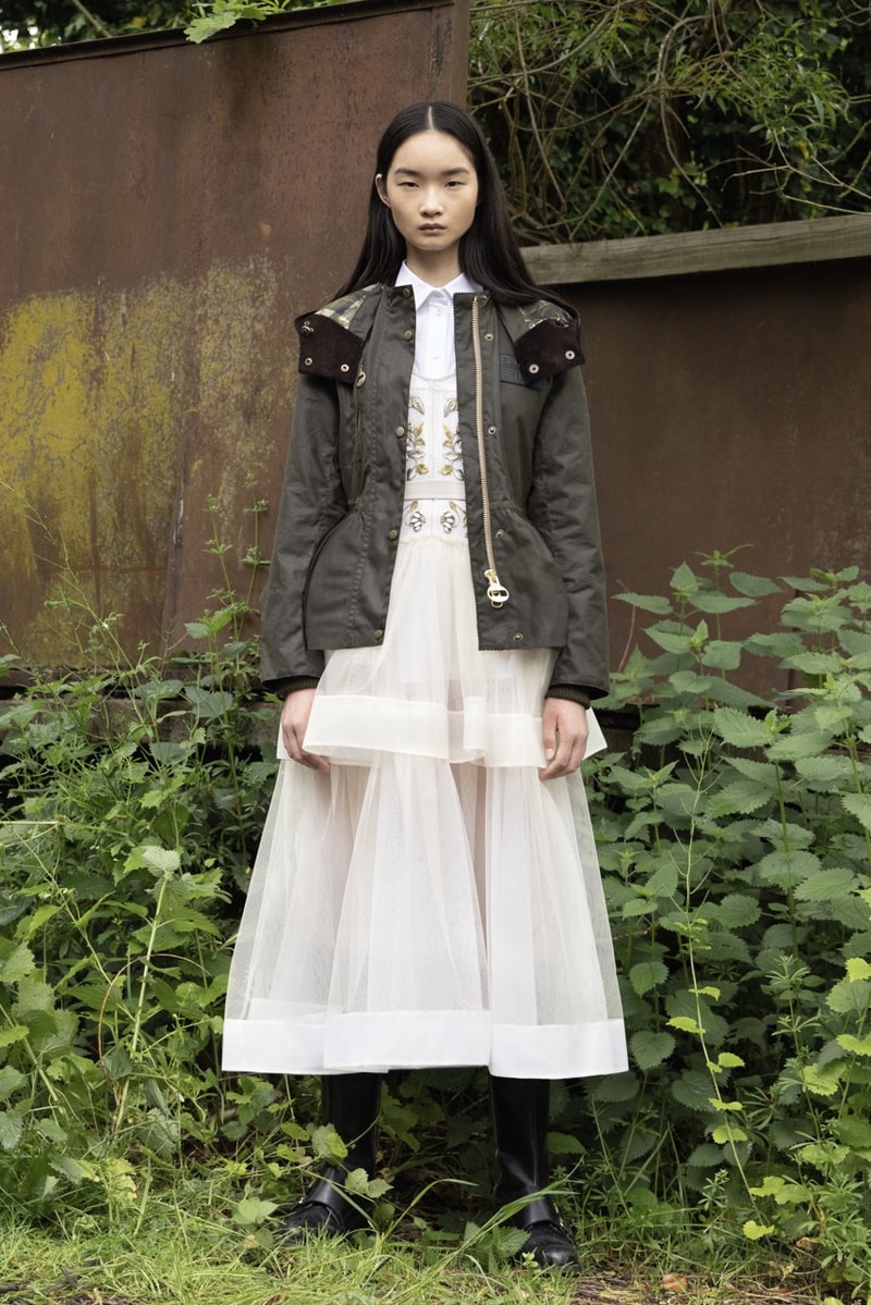 barbour erdem wax jackets coats floral print bloom 
