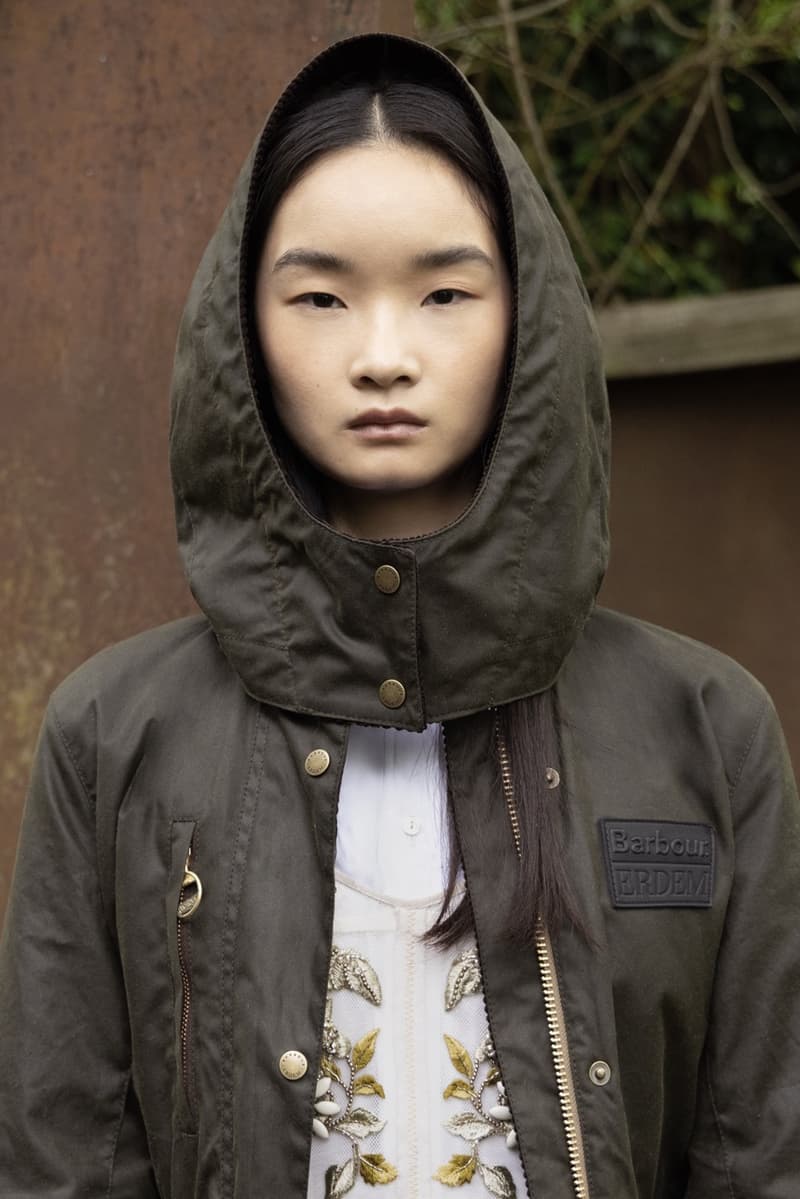 barbour erdem wax jackets coats floral print bloom 