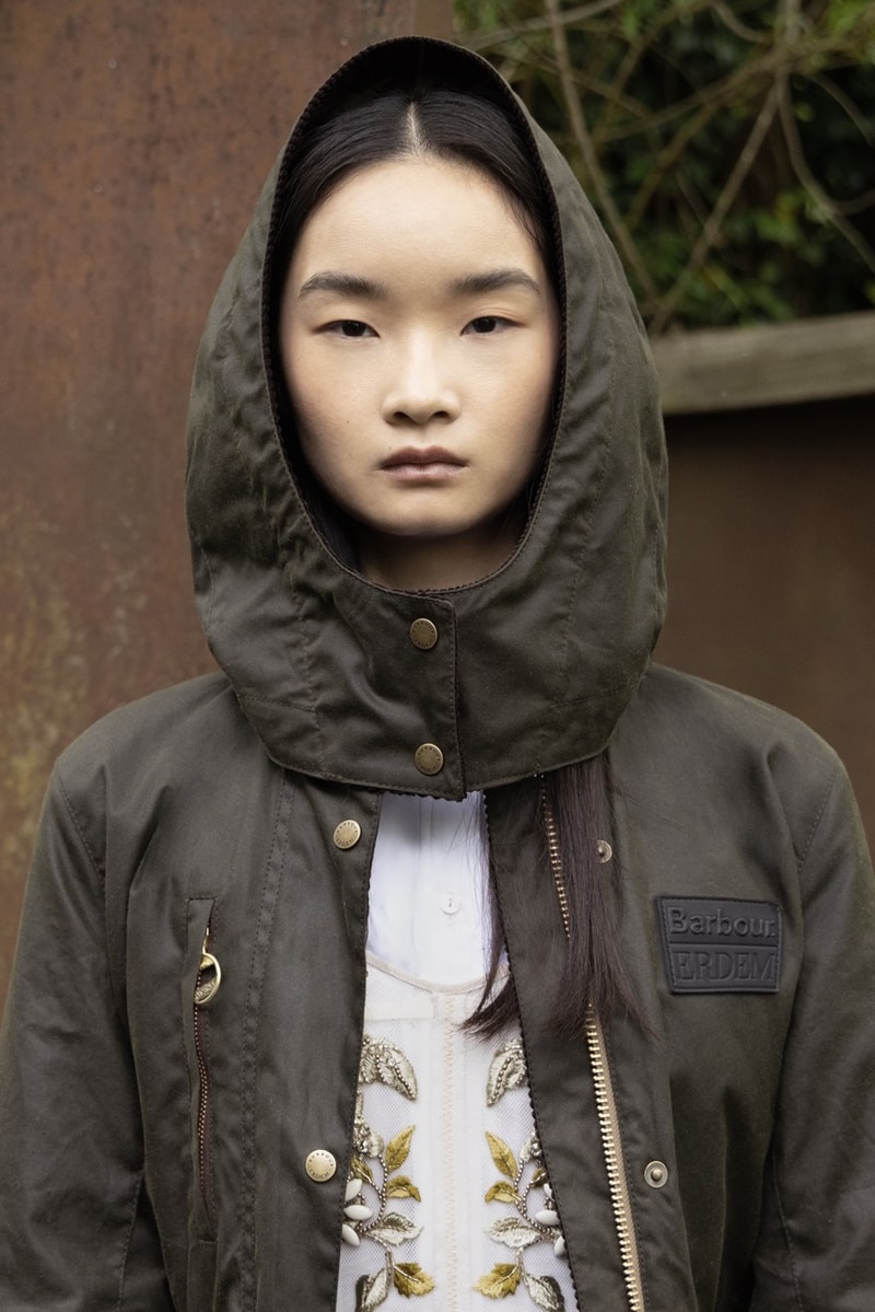 barbour erdem wax jackets coats floral print bloom 
