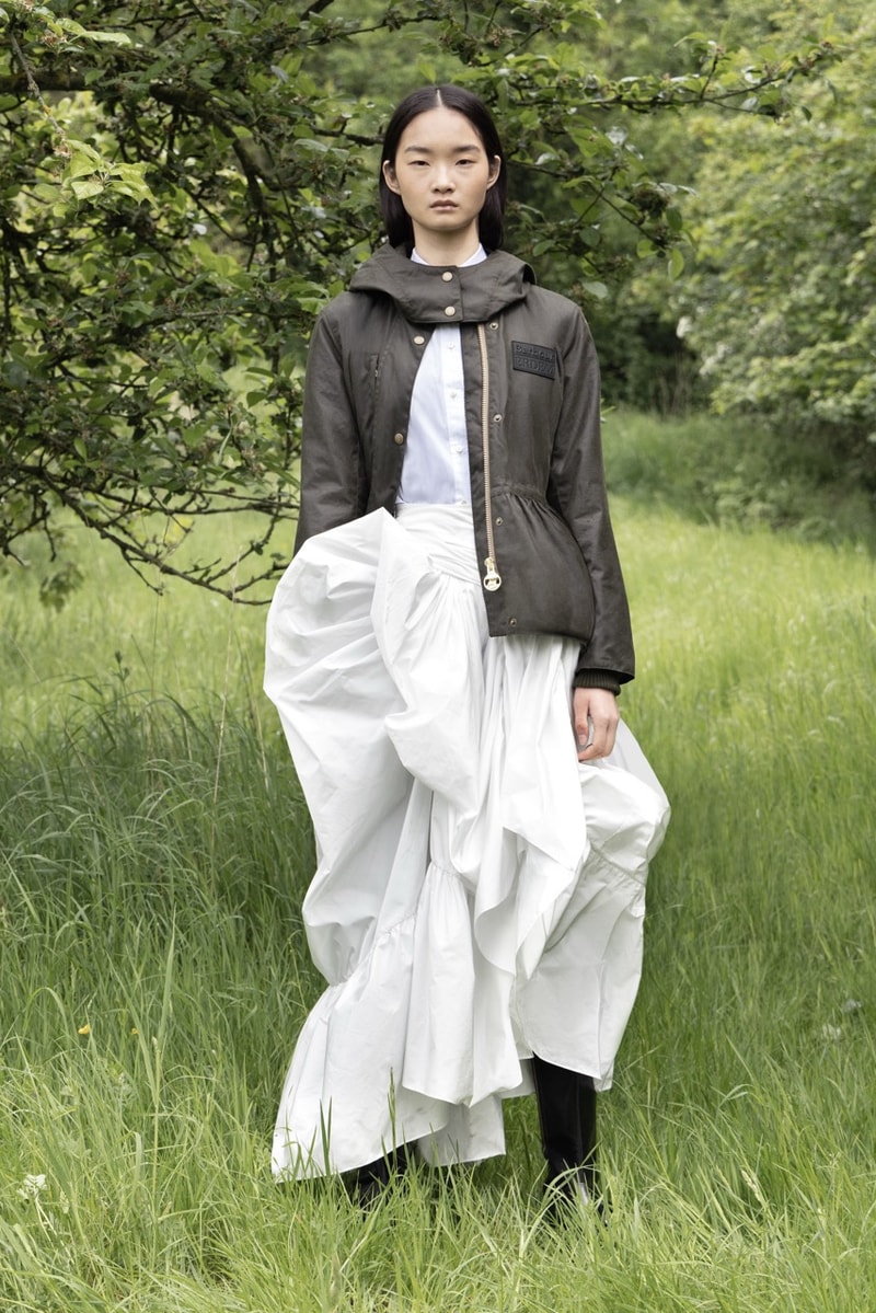 barbour erdem wax jackets coats floral print bloom 