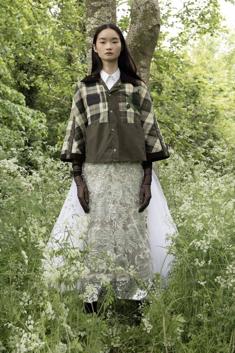 barbour erdem wax jackets coats floral print bloom 