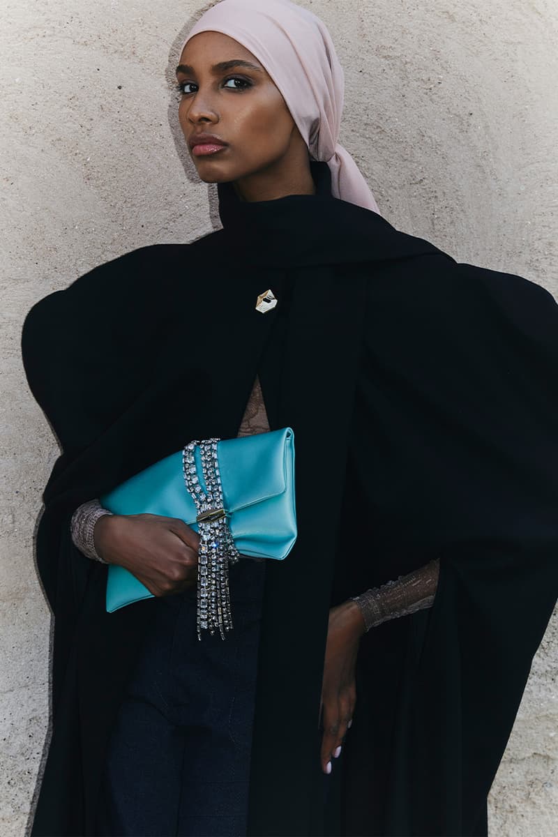 Jimmy Choo, The Exclusive Capsule, Ikram Abdi, Bon Bon Bag, Ziri Pump, Solar, Skye Mules, Diamonds, Gold, Aqua Green, Blue