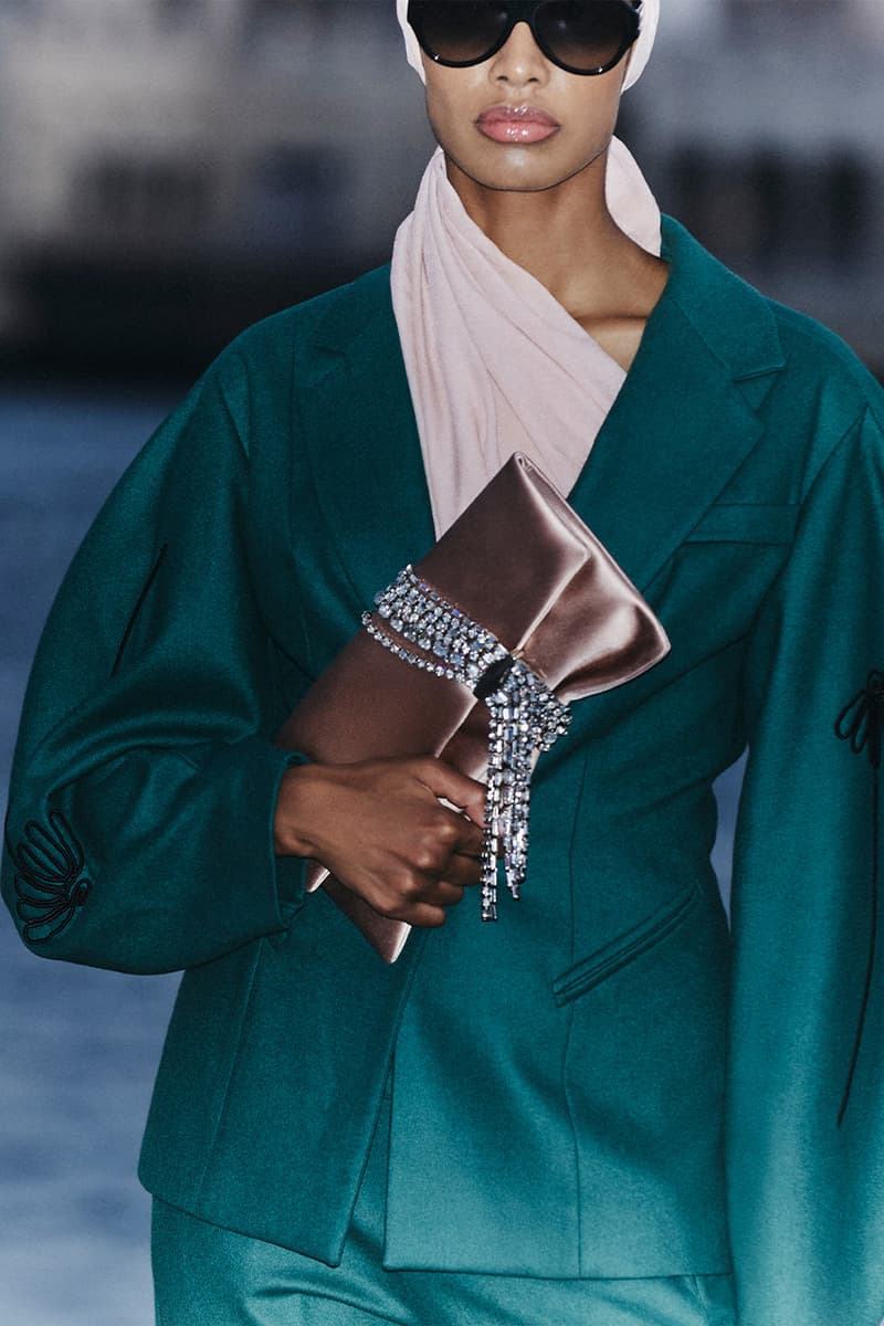 Jimmy Choo, The Exclusive Capsule, Ikram Abdi, Bon Bon Bag, Ziri Pump, Solar, Skye Mules, Diamonds, Gold, Aqua Green, Blue