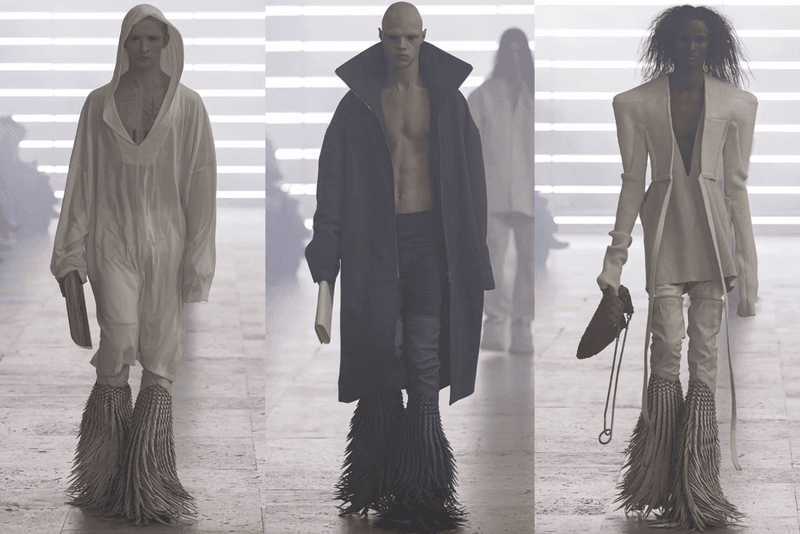 jurassic pre historic fashion fur dinosaurs copenhagen paris runway boots