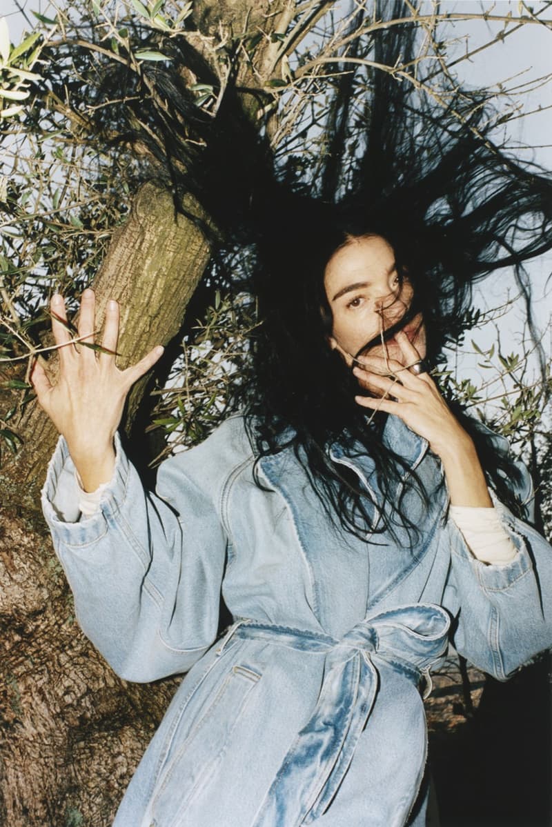 7 for all mankind denim studded light blue wash woman girl tap mariacarla boscono