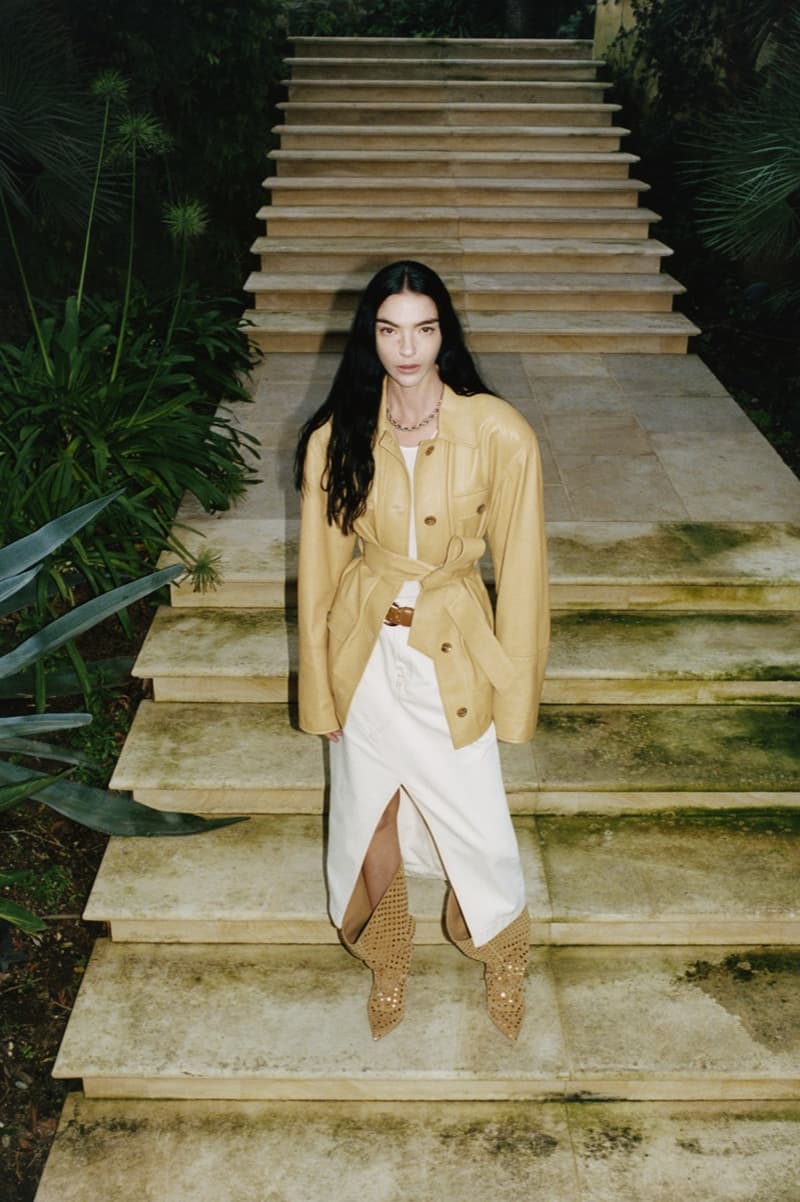 7 for all mankind denim studded light blue wash woman girl tap mariacarla boscono