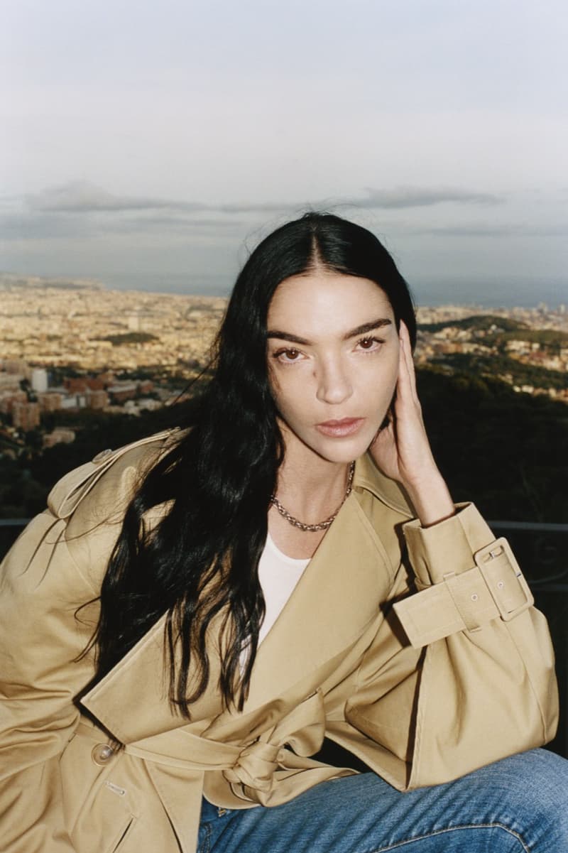 7 for all mankind denim studded light blue wash woman girl tap mariacarla boscono