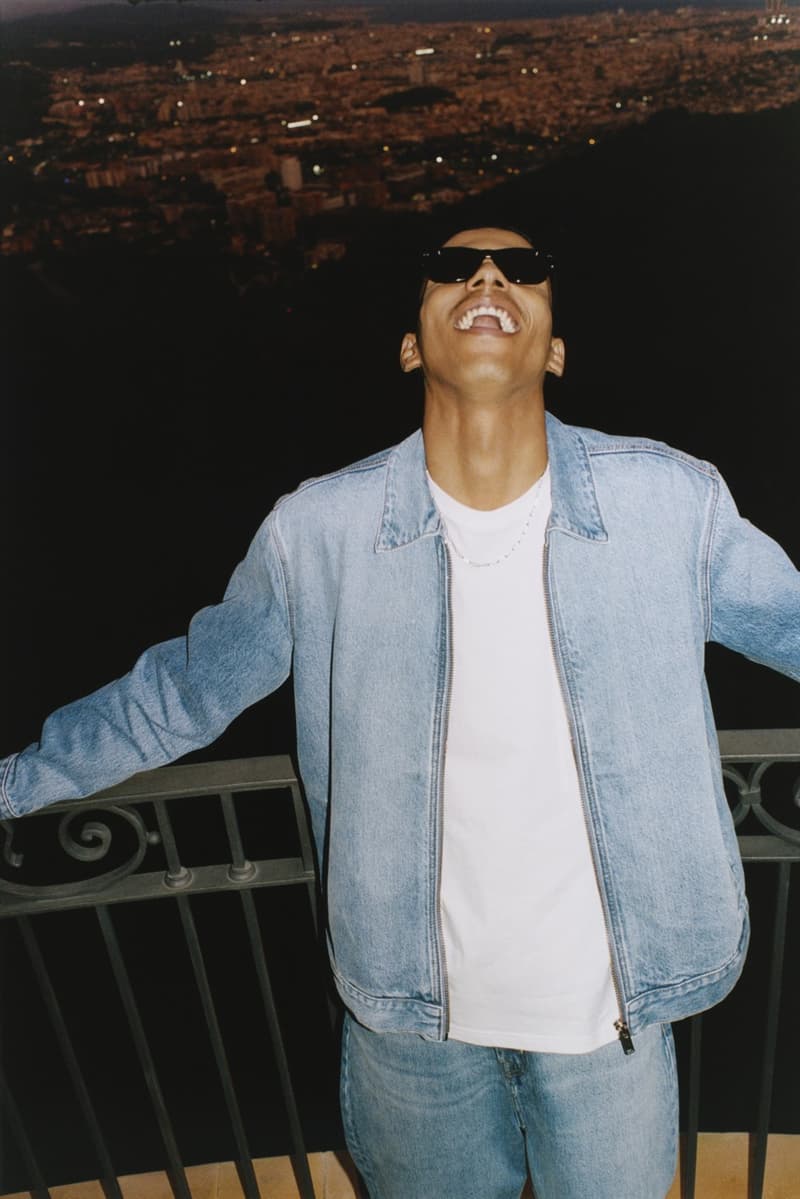 7 for all mankind denim studded light blue wash woman girl tap mariacarla boscono