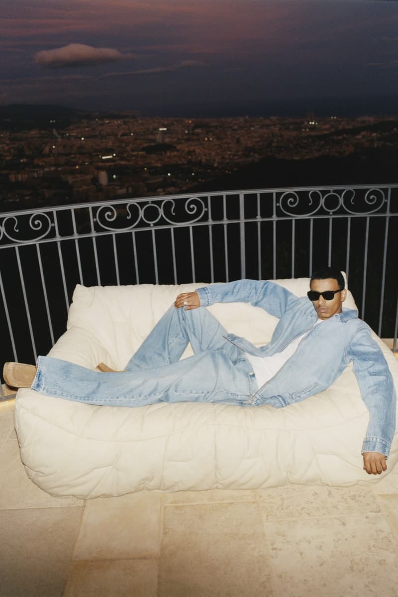 7 for all mankind denim studded light blue wash woman girl tap mariacarla boscono