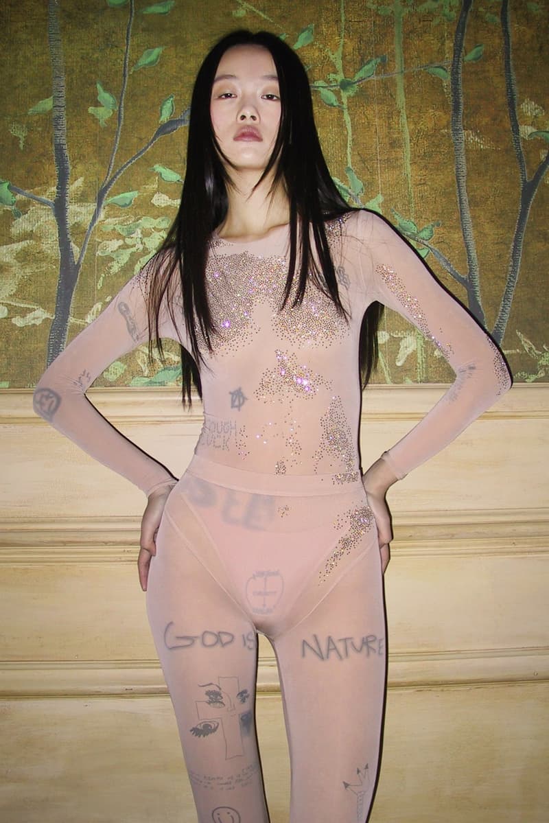 ttswtrs brand new york fashion week presentation tattoo bodies models skin design