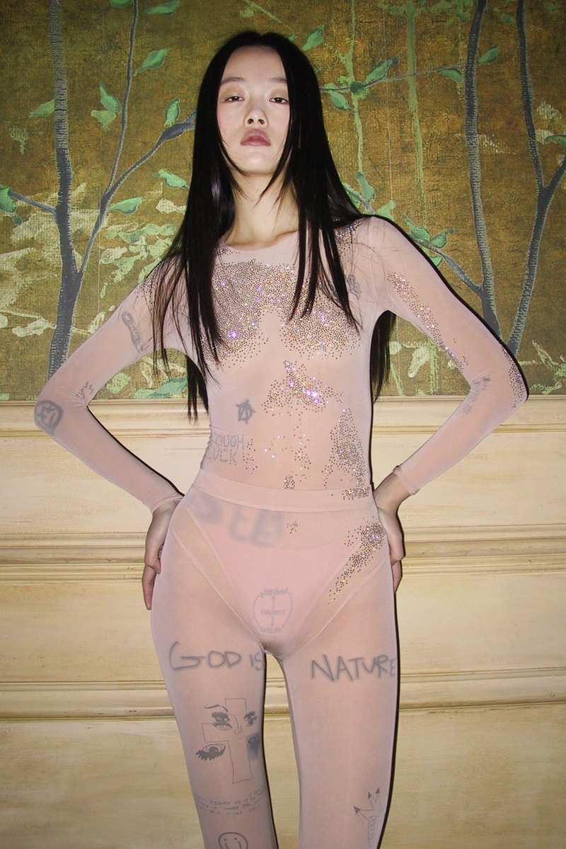 ttswtrs brand new york fashion week presentation tattoo bodies models skin design