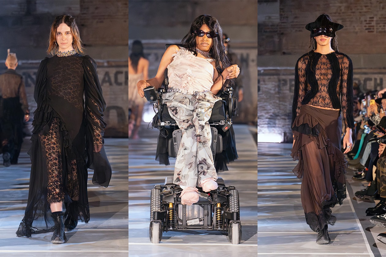 New York Fashion Week runway collina strada disabled model lisa rinna kendall jenner