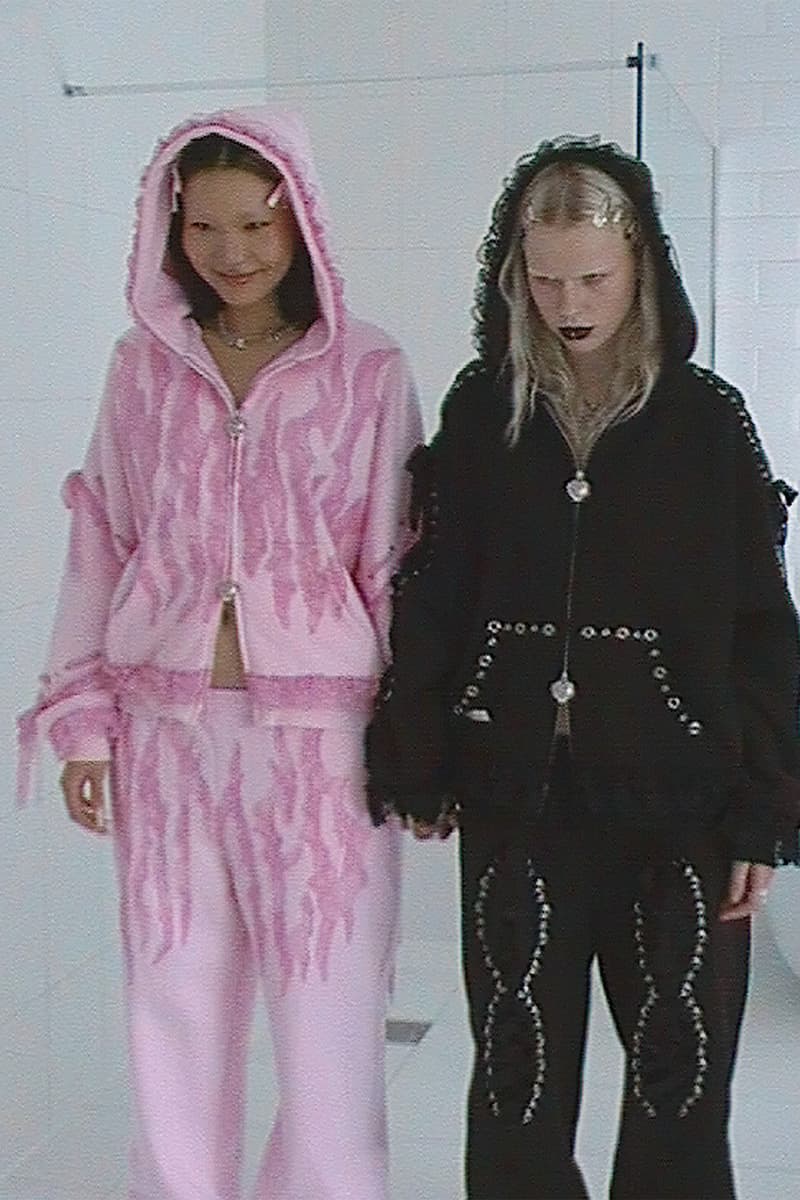 Named Collective, Valentine's Day, BAD ROMANCE, Tracksuits, Black, Pink, Lace, Ruffles, Hoodies, Bikini