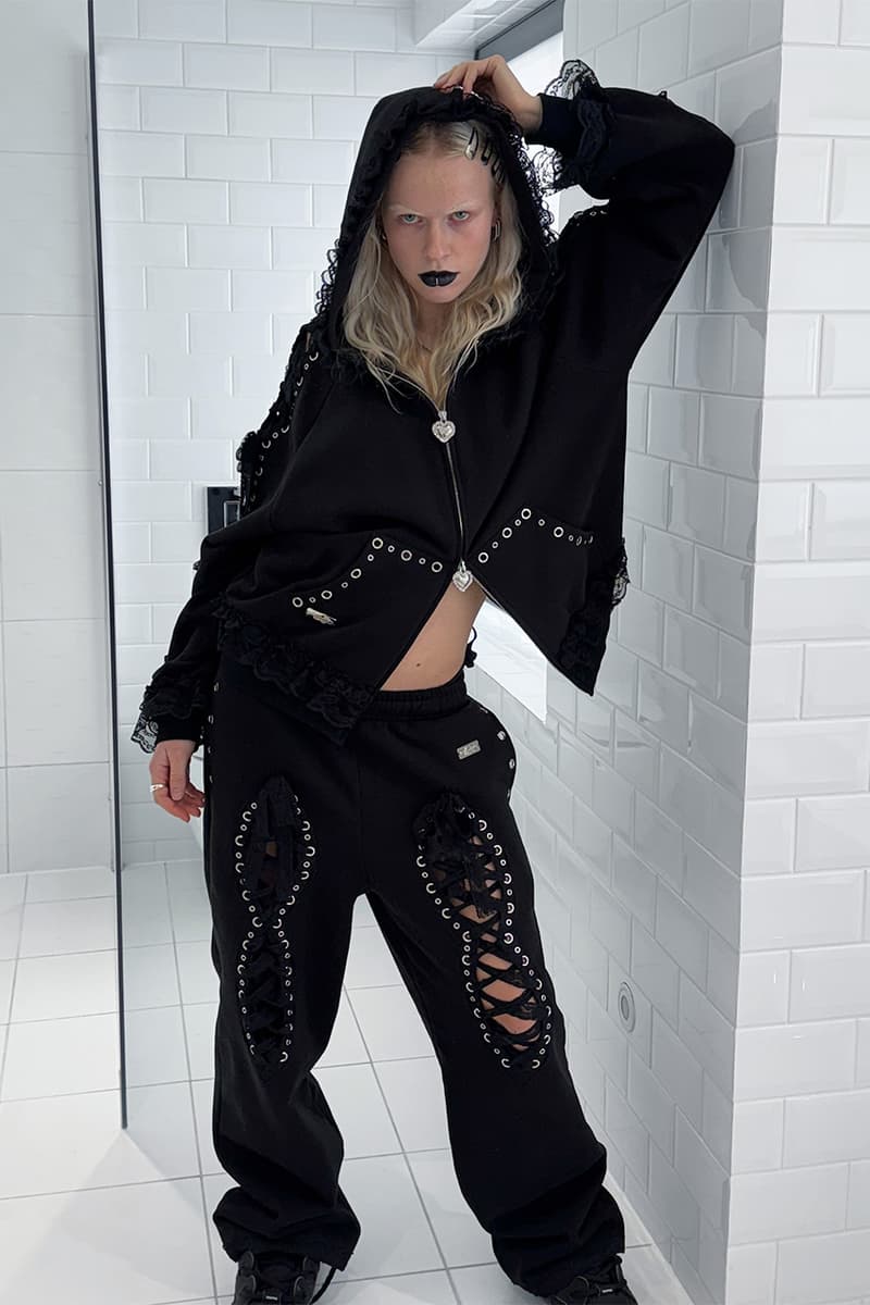 Named Collective, Valentine's Day, BAD ROMANCE, Tracksuits, Black, Pink, Lace, Ruffles, Hoodies, Bikini