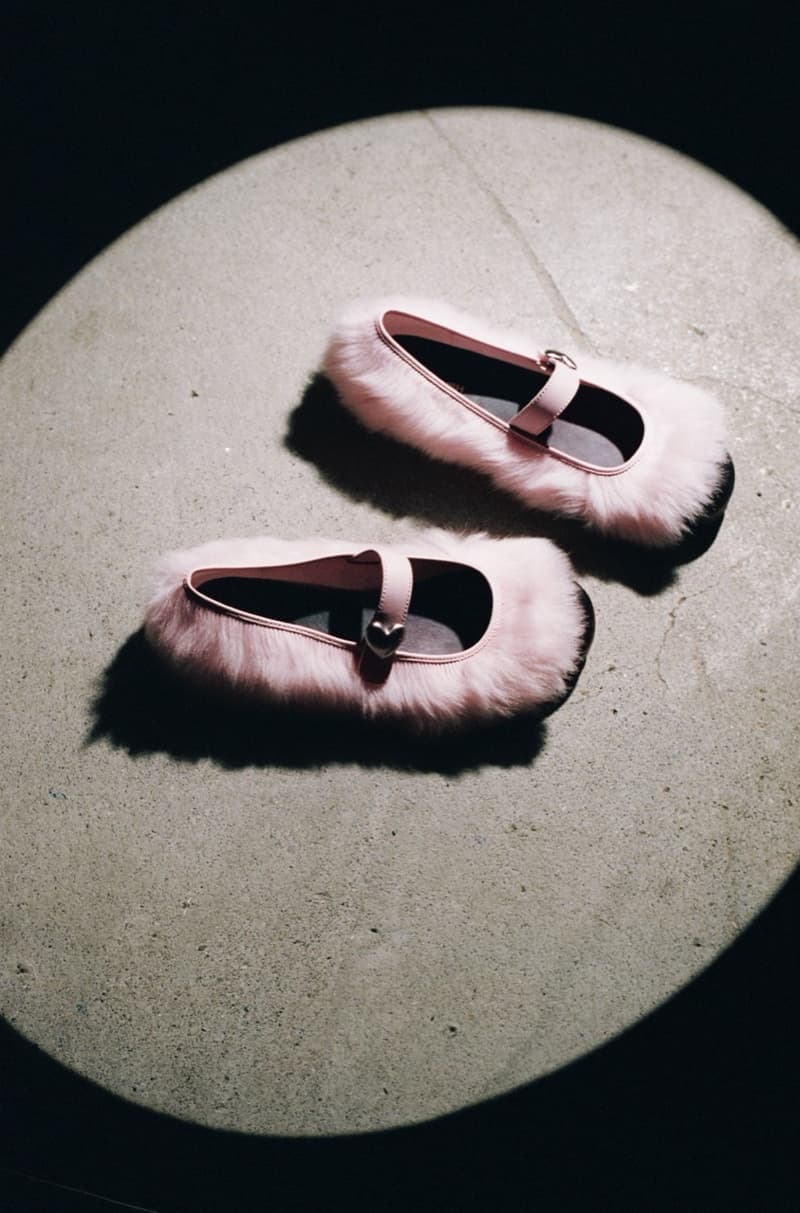 ugg ambush mary jane penny loafer white pink fur shoes