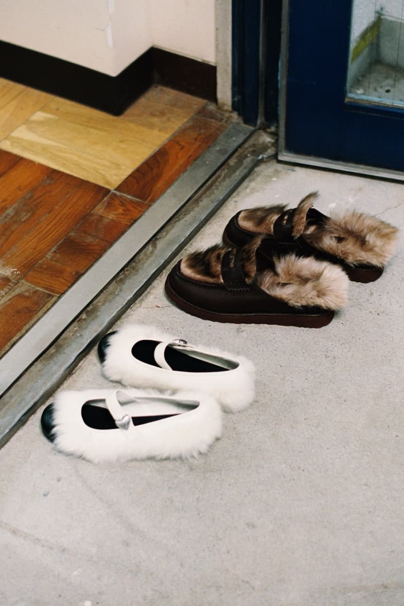 ugg ambush mary jane penny loafer white pink fur shoes