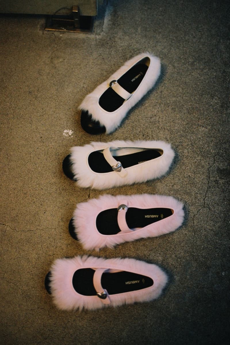 ugg ambush mary jane penny loafer white pink fur shoes