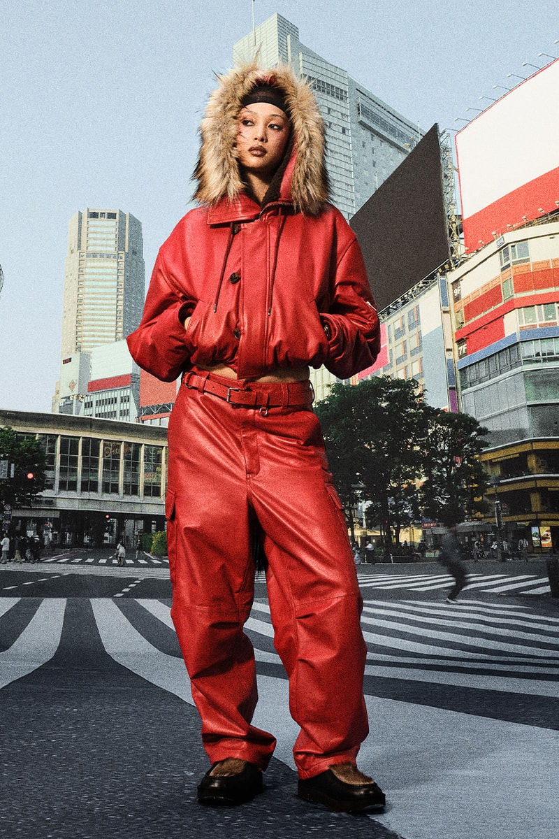 AMBUSH, Fall/Winter 2025, Homecoming, Shibuya, Tokyo, Fur, Lace, Sherpa, Camo, Black, Red, Green 