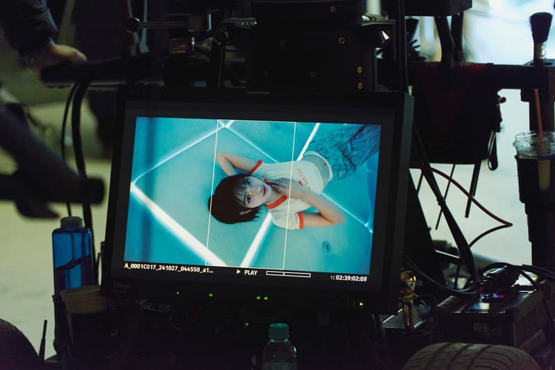 newjeans kpop girls calvin klein denim jeans shirts hanni minji haerin danielle hyein