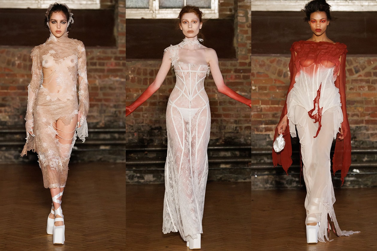 london fashion week runway dreaming eli harris reed gowns women bodies sheer fabric