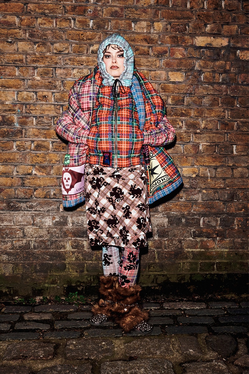 Chopova Lowena, Fall/Winter 2025, Puffer Hoodies, Skirts, Patterns