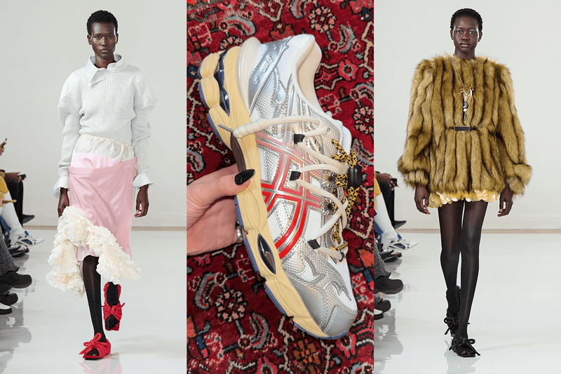 london fashion week runway dreaming eli harris reed gowns women bodies sheer fabric chet lo tolu coker richard quinn kazna asker converse labrum