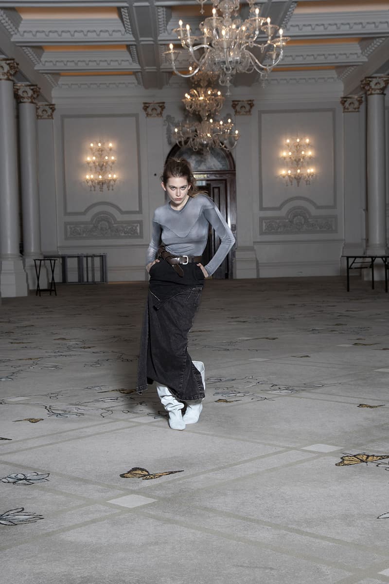 Masha Popova, Fall/Winter 2025, Hotel, Jackets, Boots, Belts, Slouchy Coats, Shirts