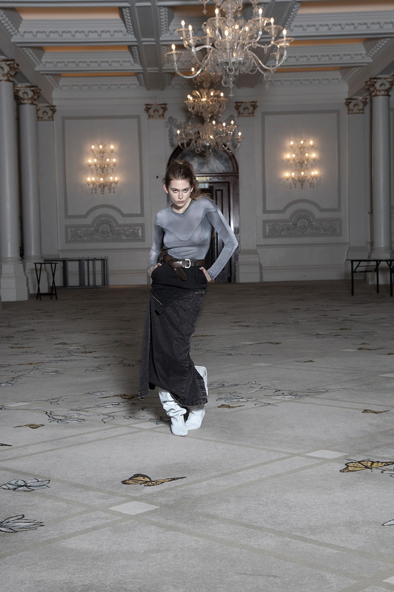 Masha Popova, Fall/Winter 2025, Hotel, Jackets, Boots, Belts, Slouchy Coats, Shirts