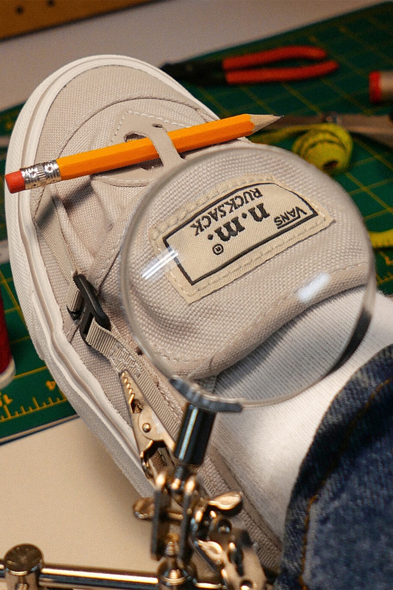 Vans, Nicole McLaughlin, Collaborations, Sneakers, Upcycling, Recycled, Rucksack, Pocket, Waterproof, Hiking-Inspired