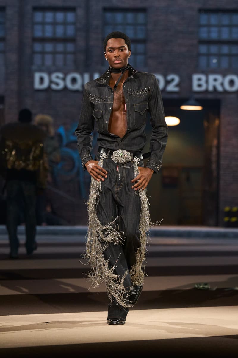 Dsquared2, Doechii, Naomi Campbell, JT, Amelia Gray, Alex Consani, FW25, Milan Fashion Week, Runway, First Look