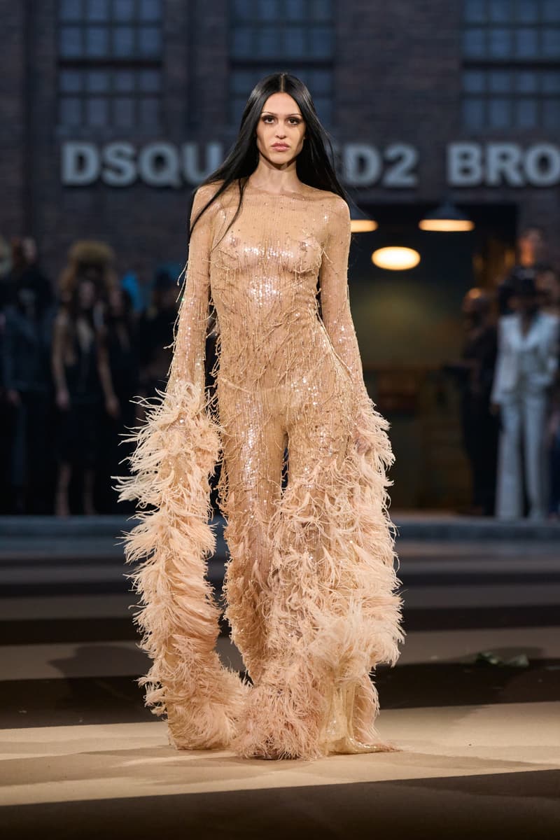 Dsquared2, Doechii, Naomi Campbell, JT, Amelia Gray, Alex Consani, FW25, Milan Fashion Week, Runway, First Look