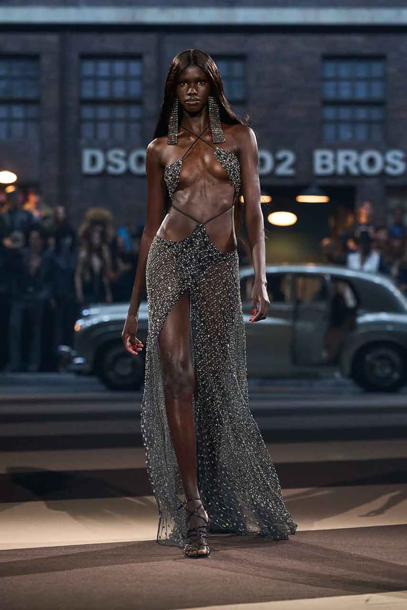 Dsquared2, Doechii, Naomi Campbell, JT, Amelia Gray, Alex Consani, FW25, Milan Fashion Week, Runway, First Look
