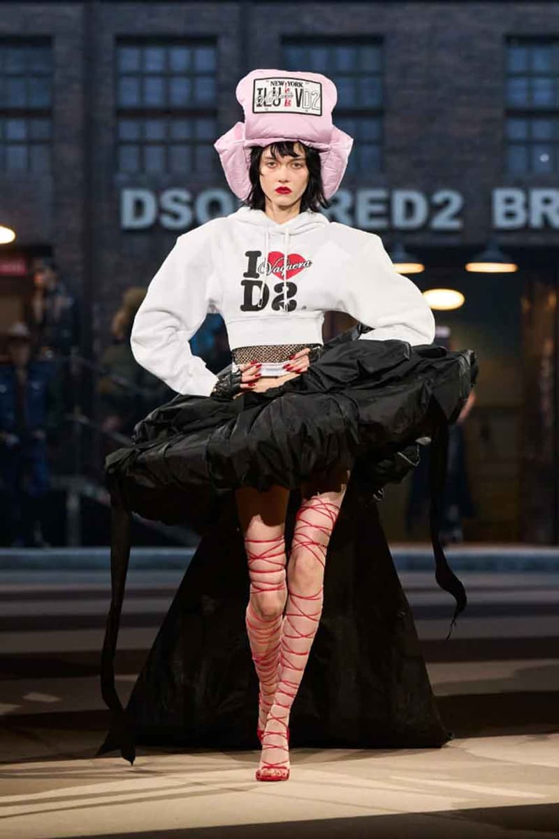 Dsquared2, Doechii, Naomi Campbell, JT, Amelia Gray, Alex Consani, FW25, Milan Fashion Week, Runway, First Look