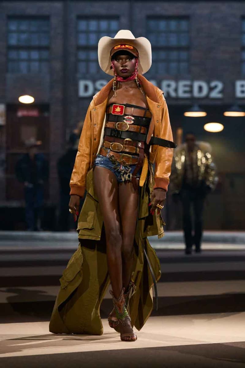 Dsquared2, Doechii, Naomi Campbell, JT, Amelia Gray, Alex Consani, FW25, Milan Fashion Week, Runway, First Look