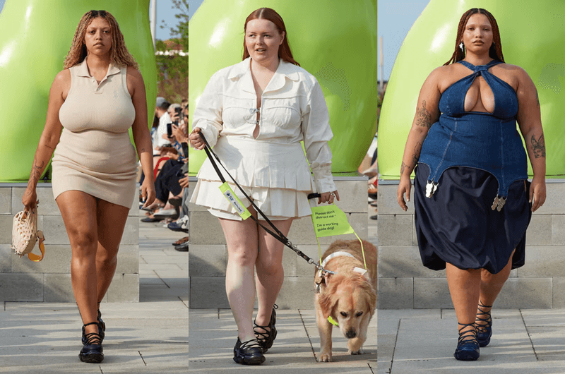 hair care foundation low vision blind guests runways touch fabric 