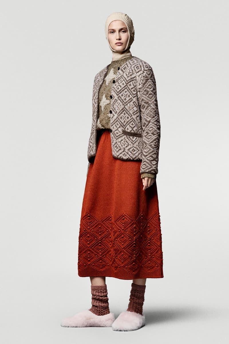 loro piana fall winter 2025 2026 horse riding equestrian milan fashion week kiosk hunting jacket jophpur needle bag tweed hats pantskirt argentina 