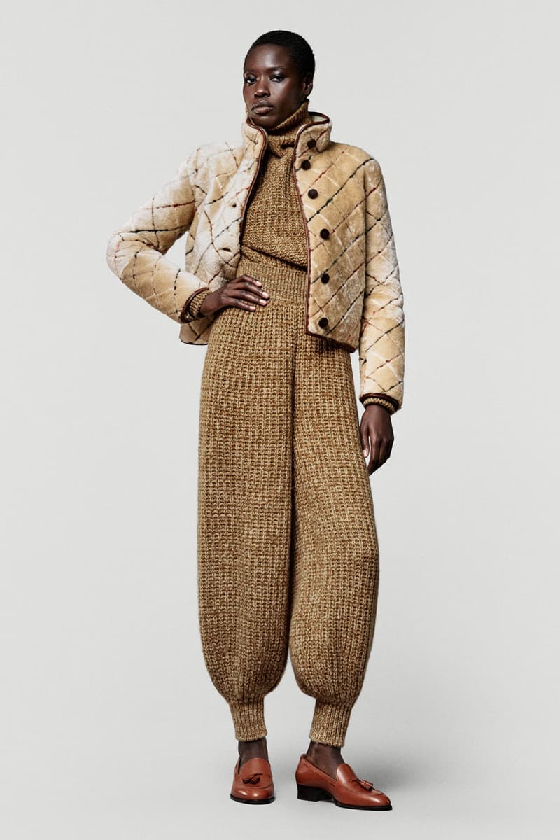 loro piana fall winter 2025 2026 horse riding equestrian milan fashion week kiosk hunting jacket jophpur needle bag tweed hats pantskirt argentina 