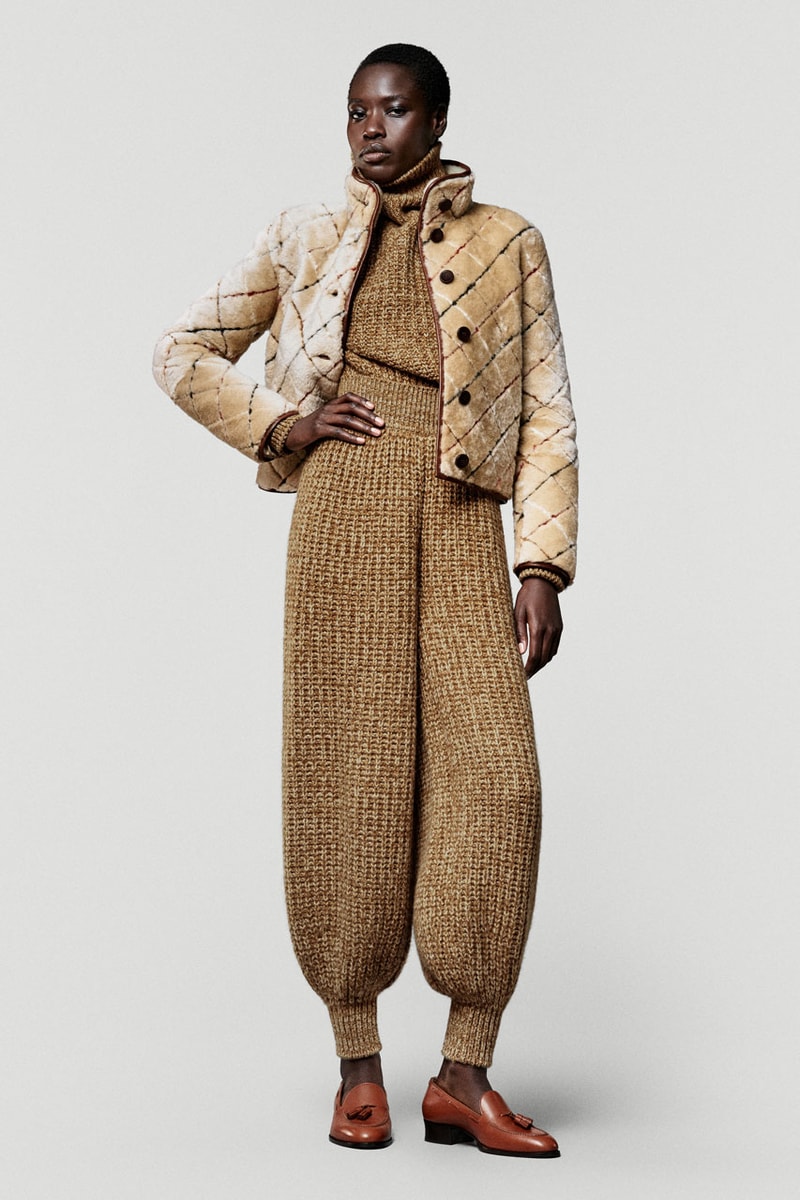 loro piana fall winter 2025 2026 horse riding equestrian milan fashion week kiosk hunting jacket jophpur needle bag tweed hats pantskirt argentina 
