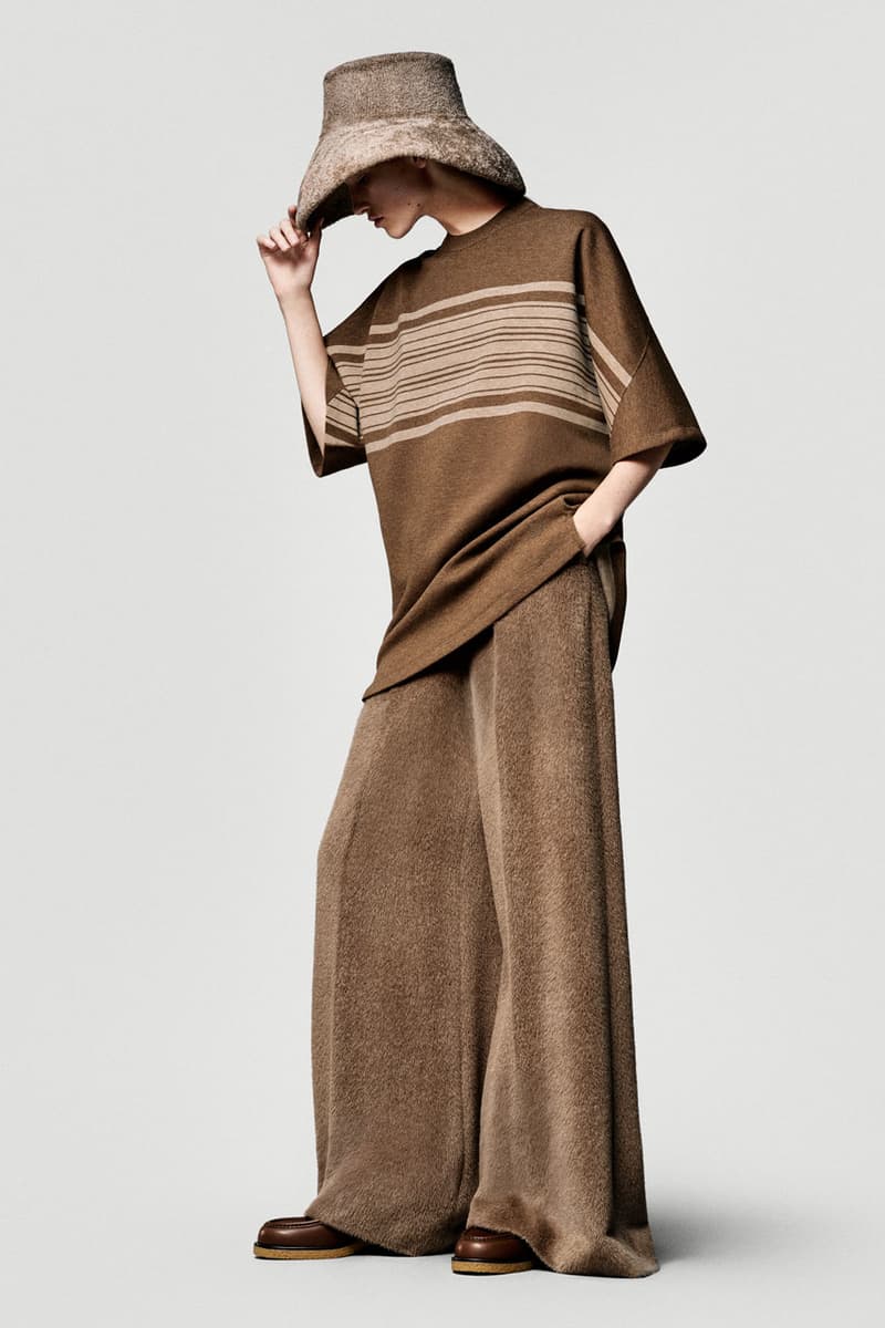 loro piana fall winter 2025 2026 horse riding equestrian milan fashion week kiosk hunting jacket jophpur needle bag tweed hats pantskirt argentina 