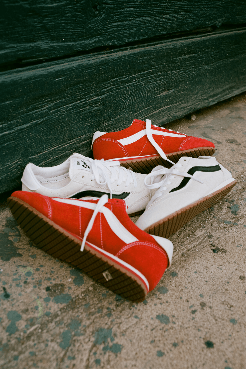 vans super lowpro shoe sneaker runners runner running new unboxing video 1980s 1970s 80s 70s sport athletic line sporty style closer look serio racing red sepia rose black fairway green marshmallow