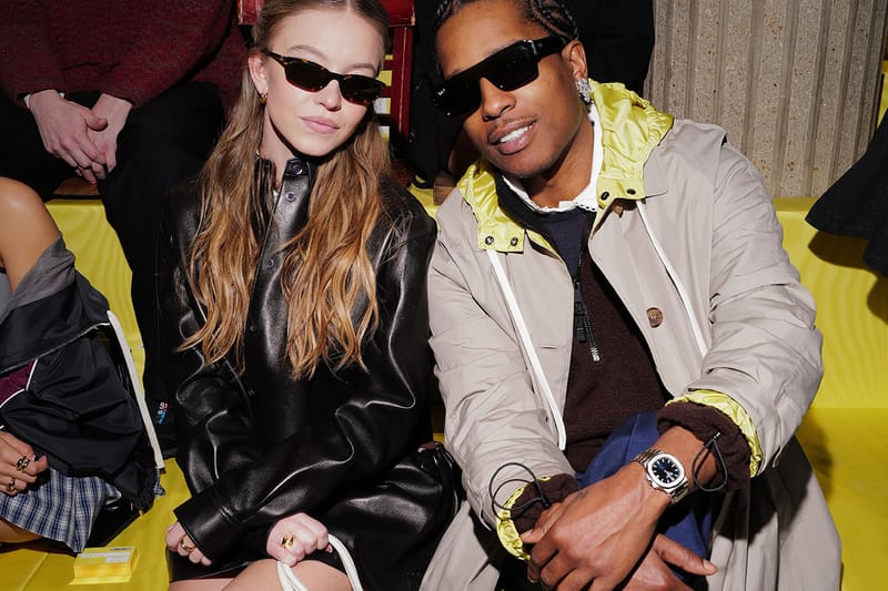 Sydney Sweeney and A$AP Rocky Were Guests of Honor at Miu Miu FW25
