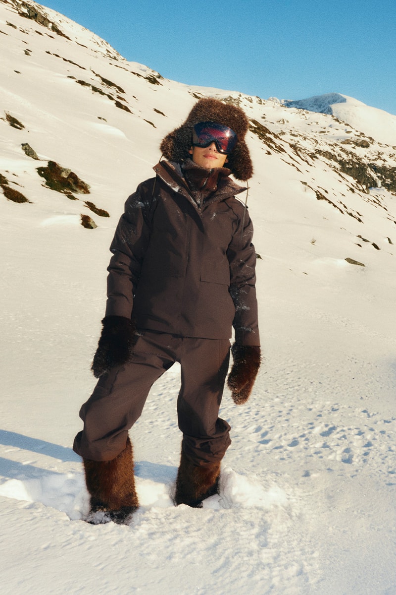 Holzweiler, Ski, Fall/Winter 2025 Collection, Waterproof, Hats, Fur, Jackets, Trousers, Scarves, Sweaters, Tops, Helmets, Goggles 