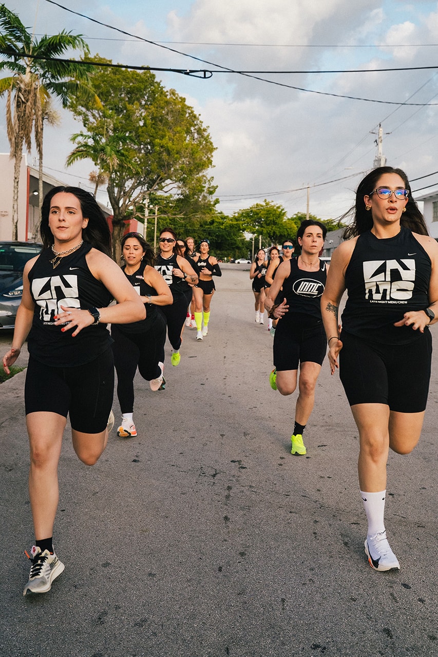 Late Night Menu Crew, Running, Womens Run Club, Nike Well Collective, Miami