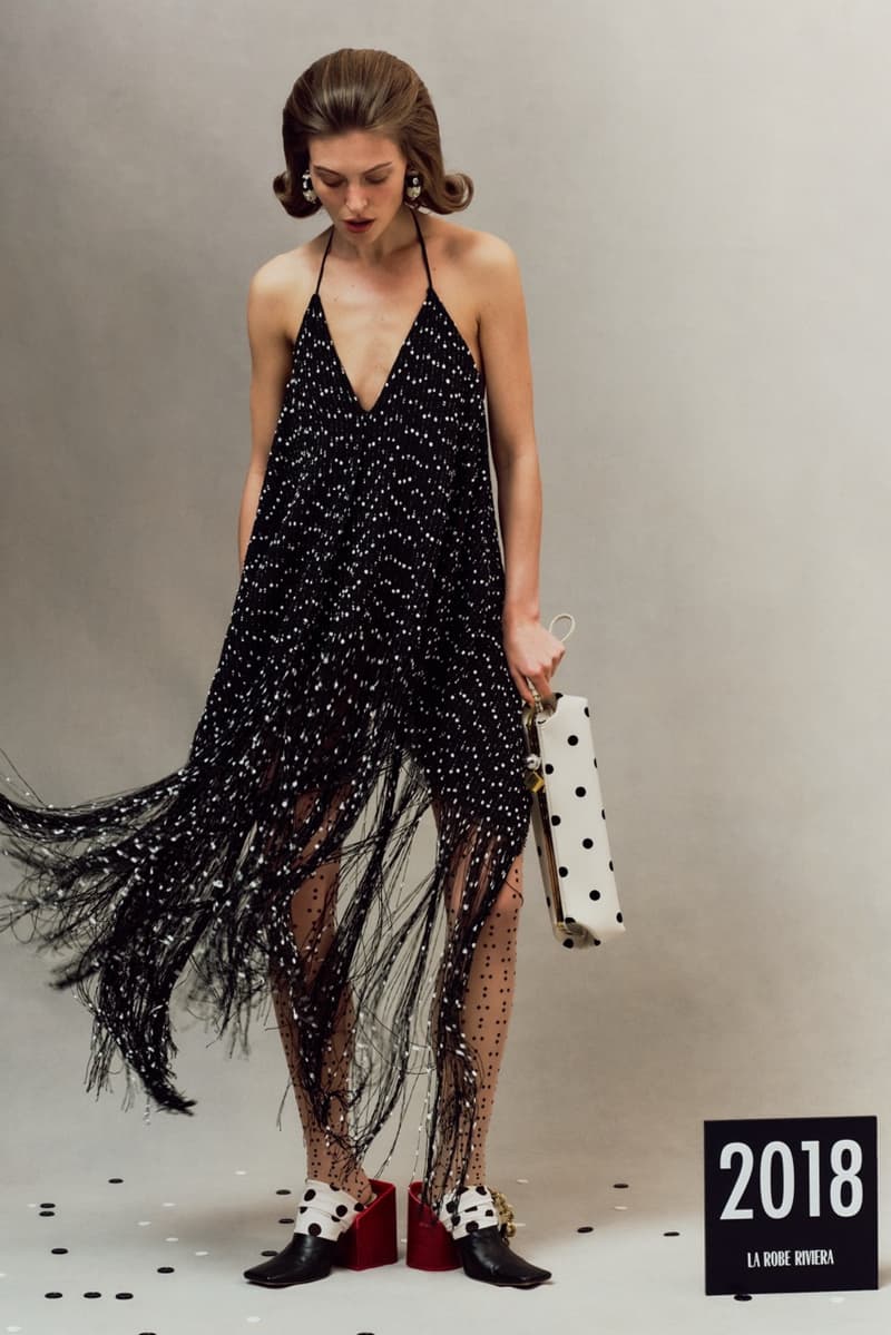 jacquemus anniversary collection sheer black dress polka dots woman veil bridal clothes