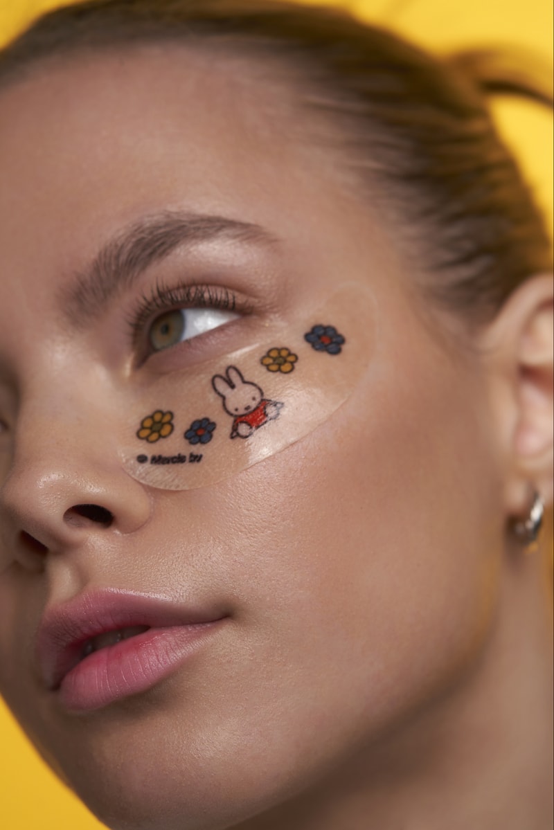 three women using the new miffy and the creme shop collection, makeup, skincare