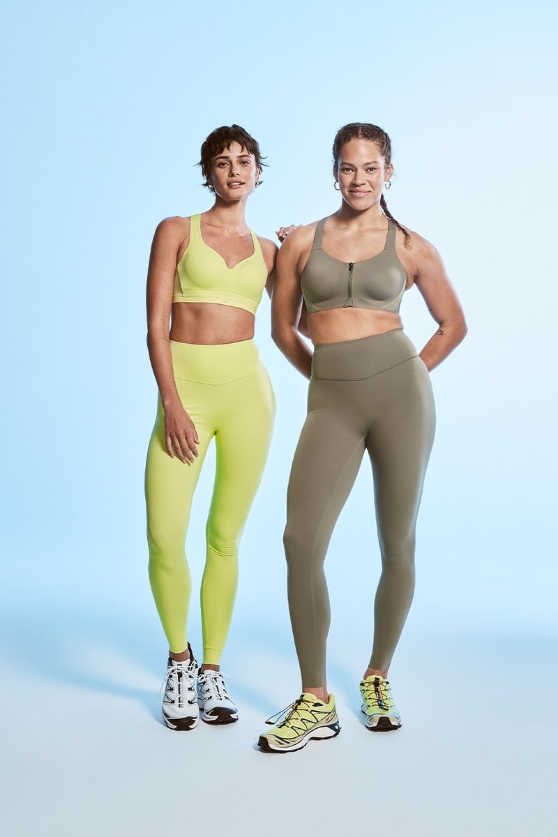 Victoria's Secret, Sports Bra, Taylor Hill, Mayowa Nicholas, Solange Van Doorn, Nneoma Anosike, Yellow, Khaki 