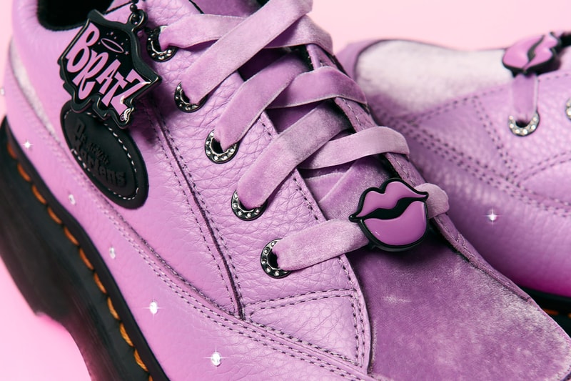 Dr. Martens, Bratz, Collaborations, Chunky, Platform, Pink, Purple, Bex Boot, 5-Eye Shoe, Strap Sandal, Heart, Bag