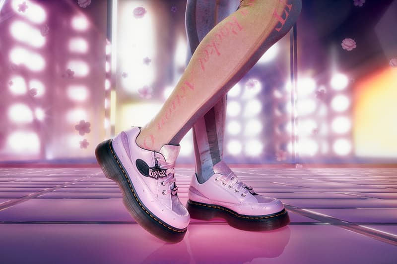 Dr. Martens, Bratz, Collaborations, Chunky, Platform, Pink, Purple, Bex Boot, 5-Eye Shoe, Strap Sandal, Heart, Bag