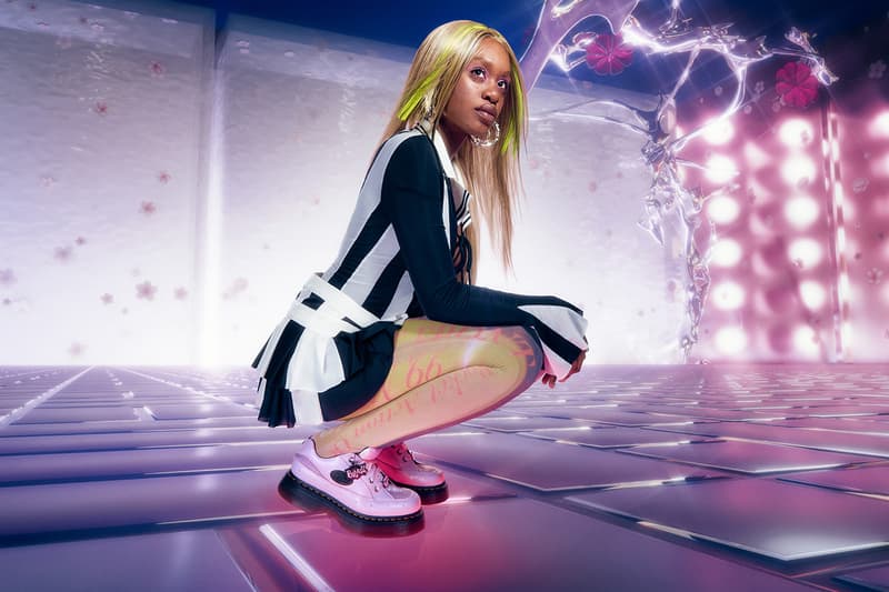 Dr. Martens, Bratz, Collaborations, Chunky, Platform, Pink, Purple, Bex Boot, 5-Eye Shoe, Strap Sandal, Heart, Bag