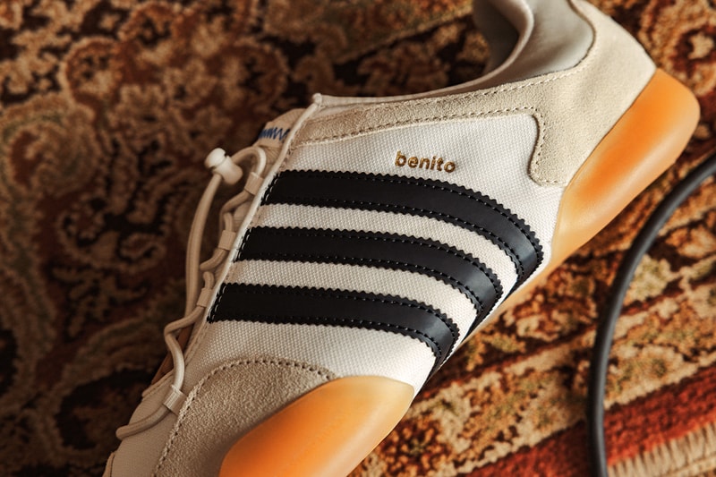 adidas Originals, Bad Bunny, Collaboration, Ballerina, Shoe, Sneaker, White, Black, Stripes, Dance